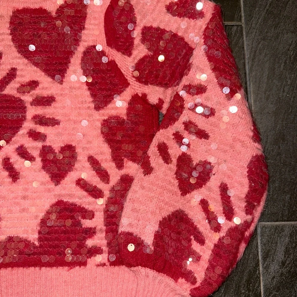 Farm Rio Sequins Knit Sweater - Picture 5 of 13